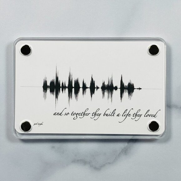 And So Together They Built A Life They Loved Soundwave Magnet - Picture 1 of 6